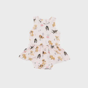 Puppy Alphabet BodySuit Skirt