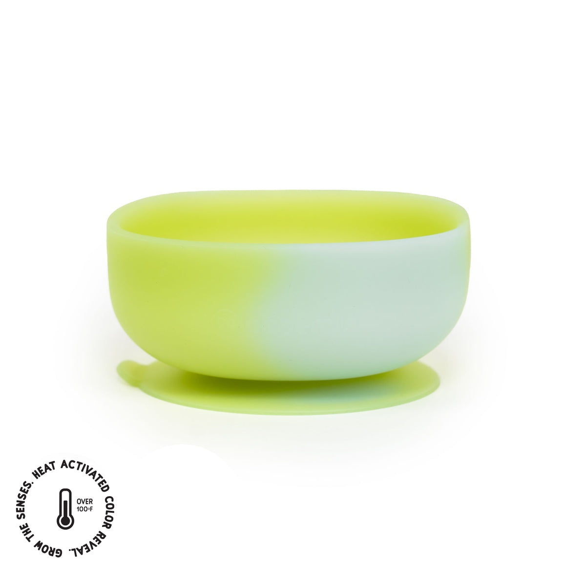 Green Color Changing Suction Bowl