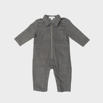 Gray Retro Jumpsuit