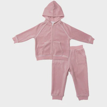 Pink Velour Set